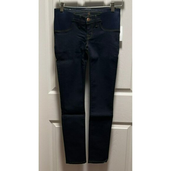 NEW J Brand | Maternity Stretch Mama J‎ Skinny Jeans Ink Sz 24 $185 - Picture 1 of 10